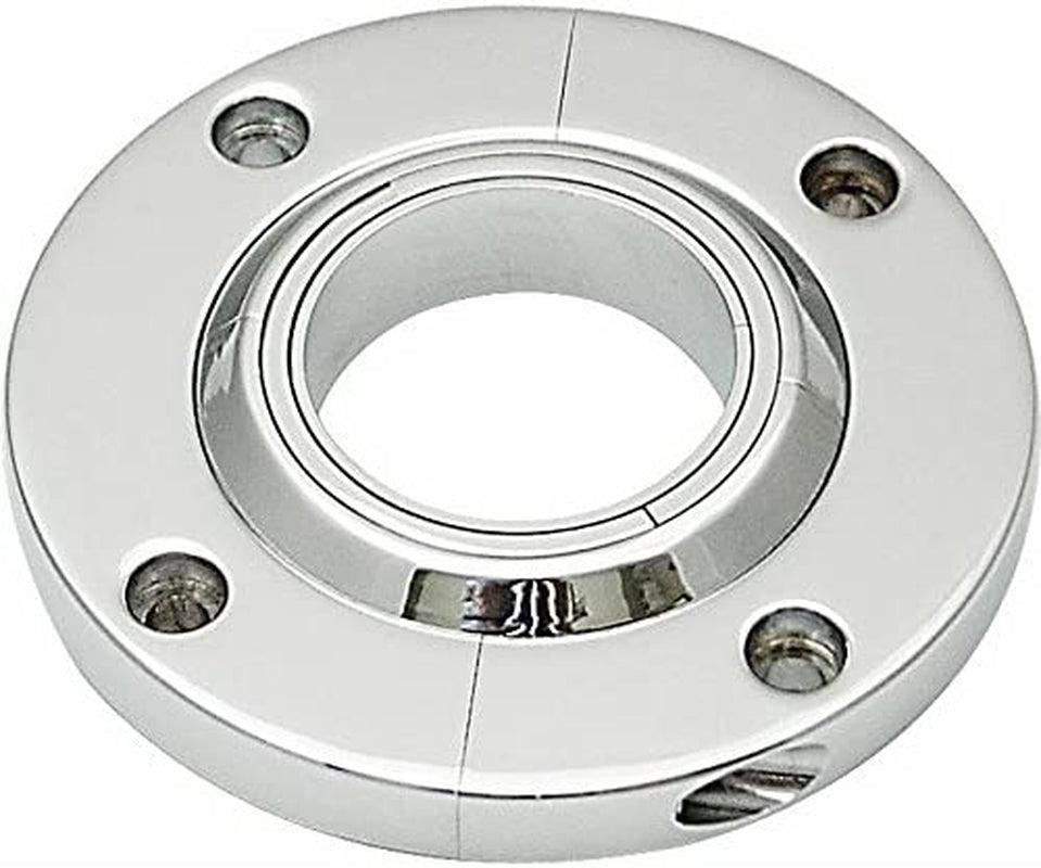 9893 Billet Swivel Chrome Column Floor Mount