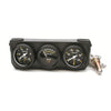 GAUGE CONSOLE OILP/WTMP/VOLT 1.5 in. 100 PSI/280 Fahrenheit/18V MECH BLK DIAL BLK BZL AG - greatparts