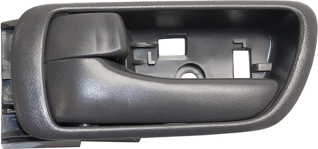 Aftermarket Front and Rear Interior Door Handle Set of 4 Compatible with 2002-2006 Toyota Camry Gray with Door Lock Button Driver and Passenger Side