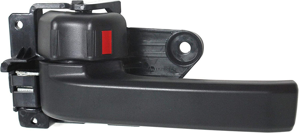 Interior Front Door Handle Compatible with 2007-2018 Toyota Tundra Black (=Rear) Driver Side