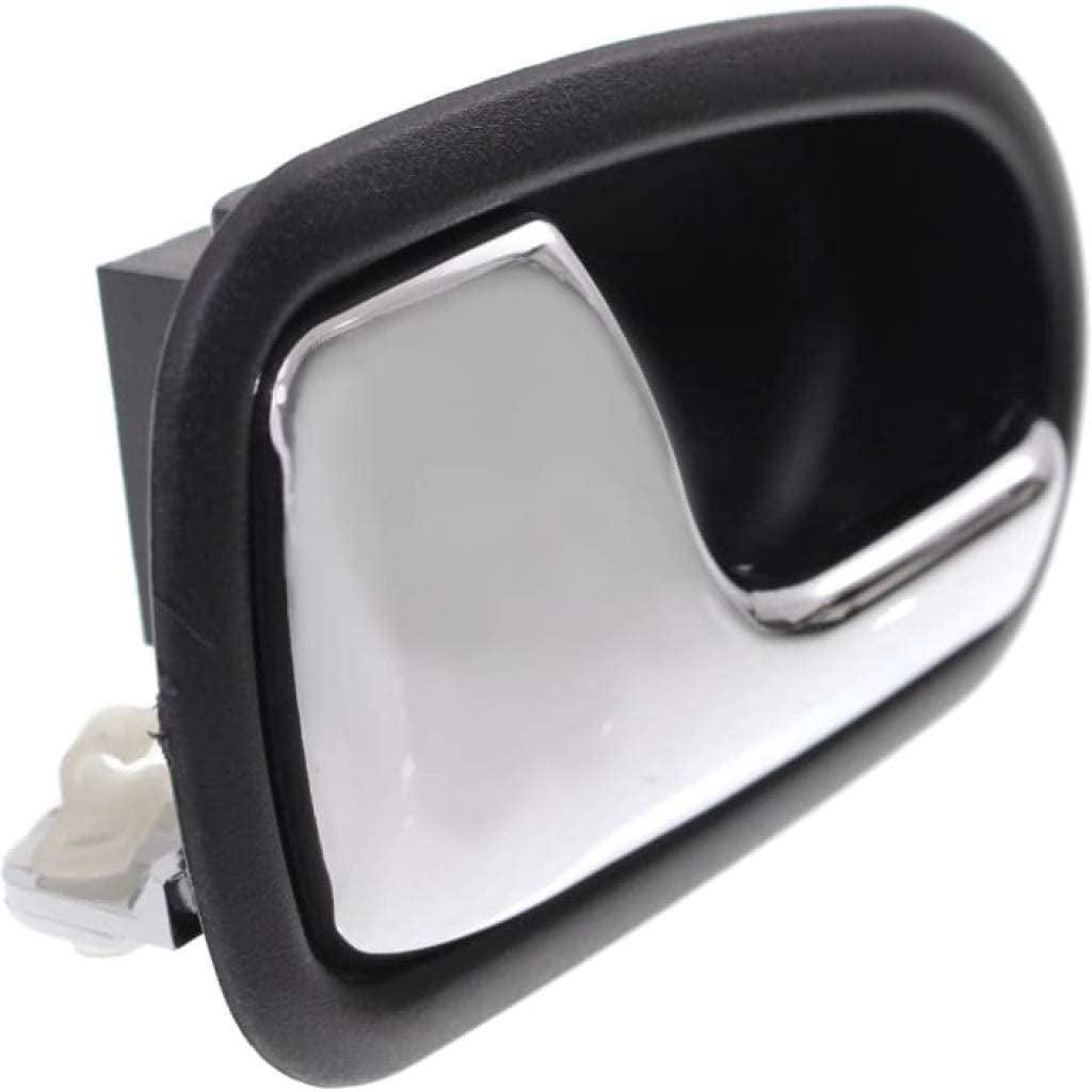 for Mazda Protege Interior Door Handle Front or Rear, Driver Side Black Bezel with Chrome Lever 1995-2003 | Trim:All Submodels | MA1352109 | S54N59330B65