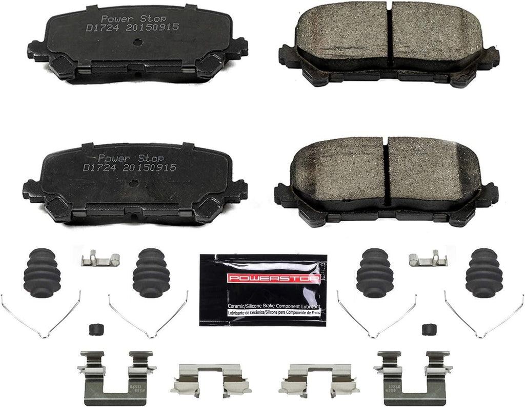 Z23-1724 Z23 Evolution Sport Carbon Fiber Infused Ceramic Brake Pad with Hardware