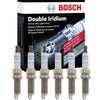 Genuine Bosch Double Iridium Spark Plug 6PCS for Mercedes-Benz C300 C350 E350