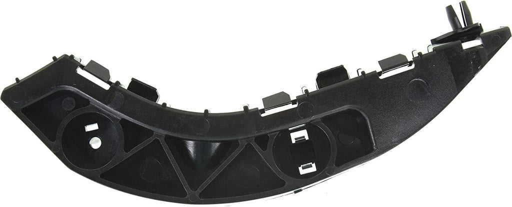 Evan-Fischer Bumper Filler Compatible with 2006-2011 Honda Civic Black Front Left Side Sedan