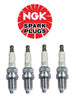 Set of 4 Spark Plugs NGK V Power Resistor for Chevy Dodge Ford Mercury Pontiac