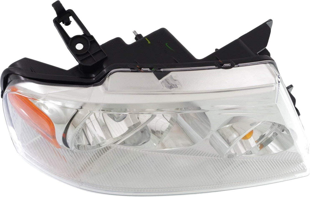 Headlight Set Compatible with 2006-2008 Lincoln Mark LT 2004-2008 Ford F-150 Left Driver and Right Passenger Side Halogen with Bulb(S) CAPA Certified