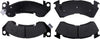 Gold 17D614CF1 Ceramic Front Disc Brake Pad Kit