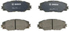 BOSCH BP1211 Quietcast Premium Organic Disc Brake Pad Set - Compatible with Select Pontiac Vibe; Scion Im, Tc; Toyota Corolla Im, Matrix, Mirai, RAV4; FRONT