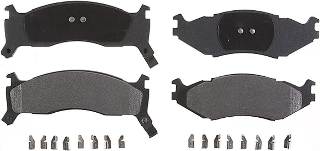 Gold 17D524MH Semi-Metallic Front Disc Brake Pad Set