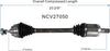 NCV27050 CV Axle Shaft Assembly for Select BMW: 2011-17 X3, 2015-18 X5 - Front Left (Driver Side)