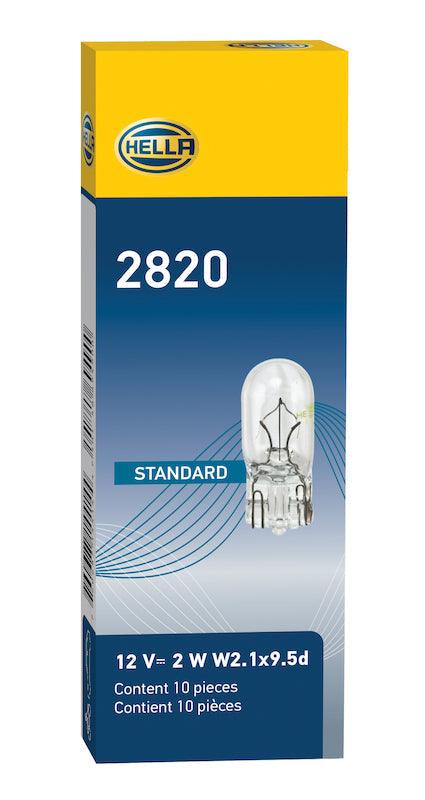 HELLA 2820 Standard Series Incandescent Miniature Light Bulb - greatparts