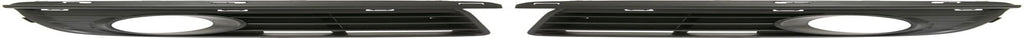 Front, Driver and Passenger Side Fog Light Trim Set of 2 Compatible with 2005-2010 Volkswagen Jetta Sedan - VW1036109, VW1036110