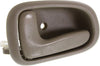 Aftermarket Front Interior Door Handle Compatible with 1993-1997 Toyota Corolla Beige Driver Side