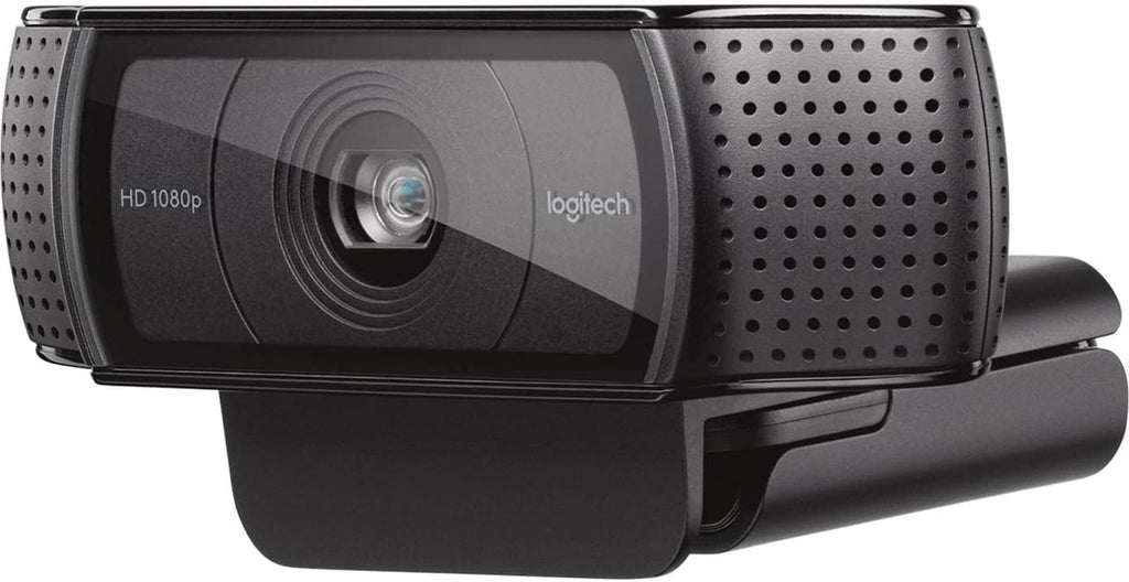 Logitech C920E HD 1080P Mic-Enabled Webcam, Certified for Zoom, Microsoft Teams Compatible, TAA Compliant + Litra Glow Premium LED Streaming Light with Truesoft, Adjustable Monitor Mount