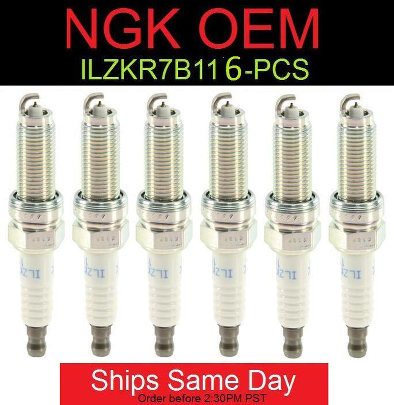 6-PC HONDA ACURA NGK LASER IRIDIUM LONG LIFE PLUG TSX ACCORD PILOT - ILZKR7B11