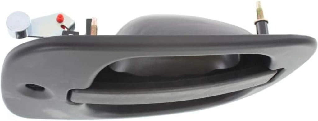 for Freightliner Cascadia Exterior Door Handle Front, Passenger Side Black (2008-2012) | with Key Hole| Trim: 125