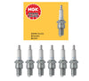 NGK Standard Spark Plug Set 6PCS. 3961 BR8ES SOLID