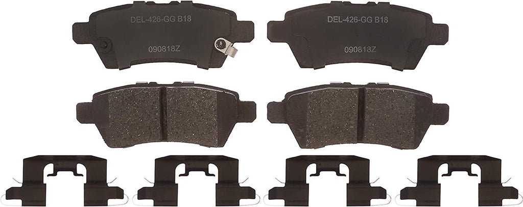 Gold 17D1101CHF1 Ceramic Rear Disc Brake Pad Set