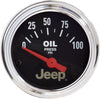 880240 Jeep Electric Oil Pressure Gauge