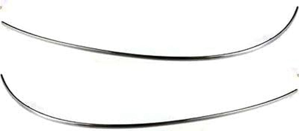 Front Bumper Trim Compatible with 1997-2003 Buick Century Set of 2 Chrome Passenger and Driver Side