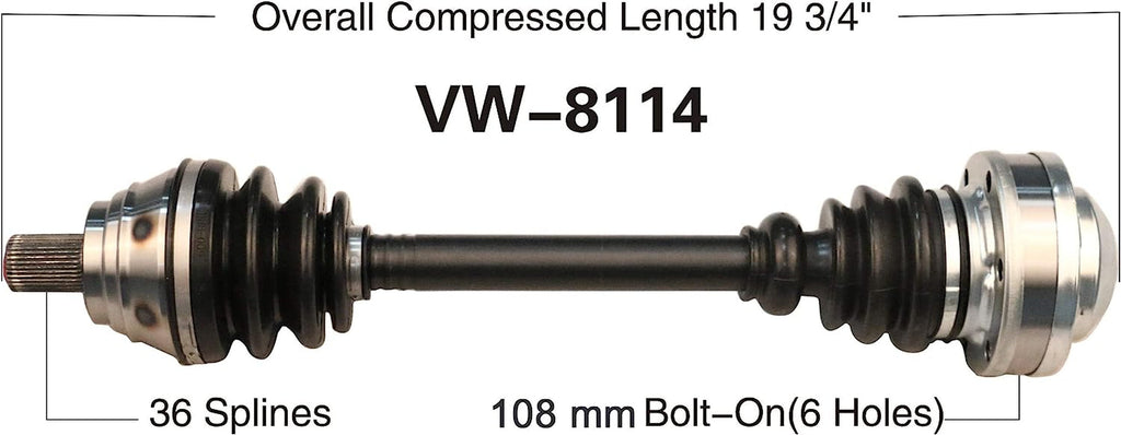 VW-8114 CV Axle