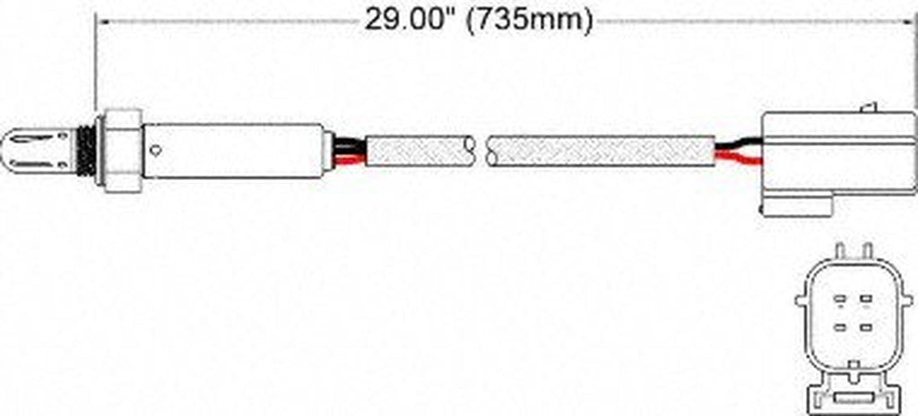 250-24817 4-Wire Oxygen Sensor