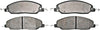 Gold 17D1081C Ceramic Front Disc Brake Pad Set