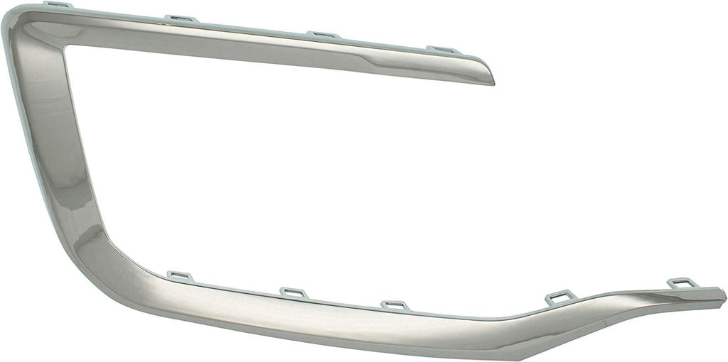 Evan-Fischer Front Bumper Trim Compatible with 2016-2017 GMC Terrain Chrome Passenger Side