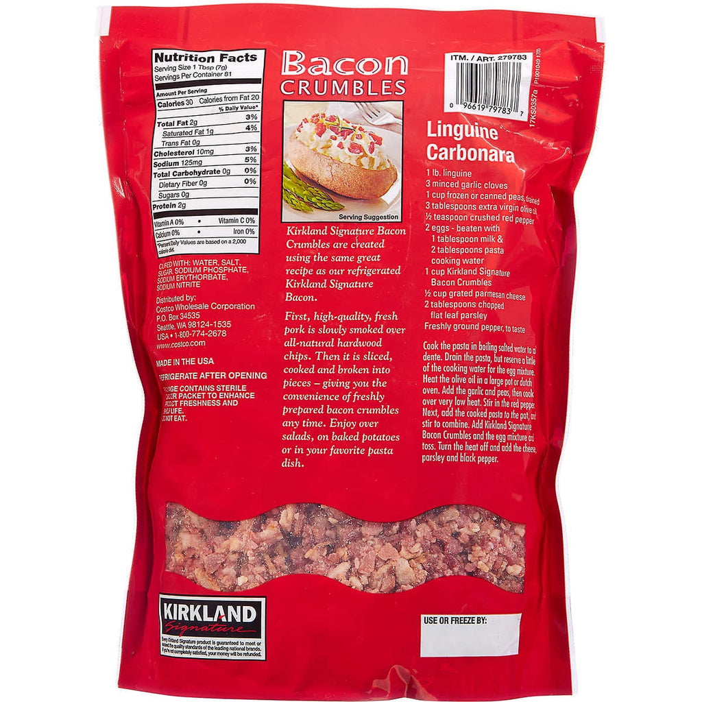 Kirkland Signature Crumbled Bacon Bits, 20 oz | 2 Pack