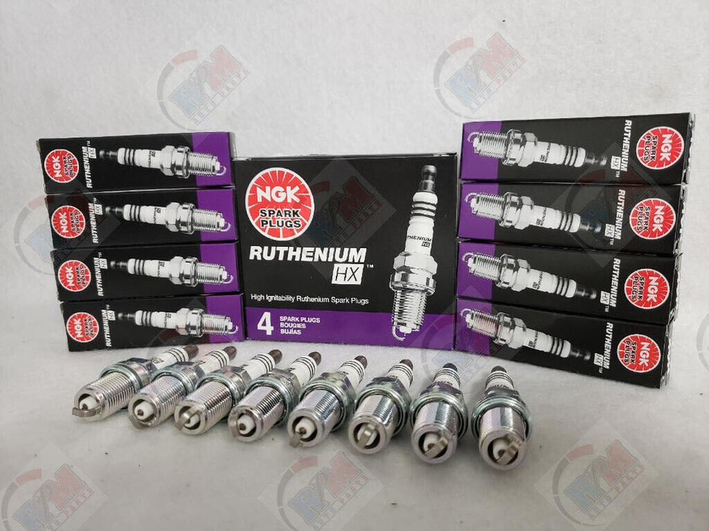 NGK RUTHENIUM HX Spark Plugs LFR5AHX 96355 Set of 8