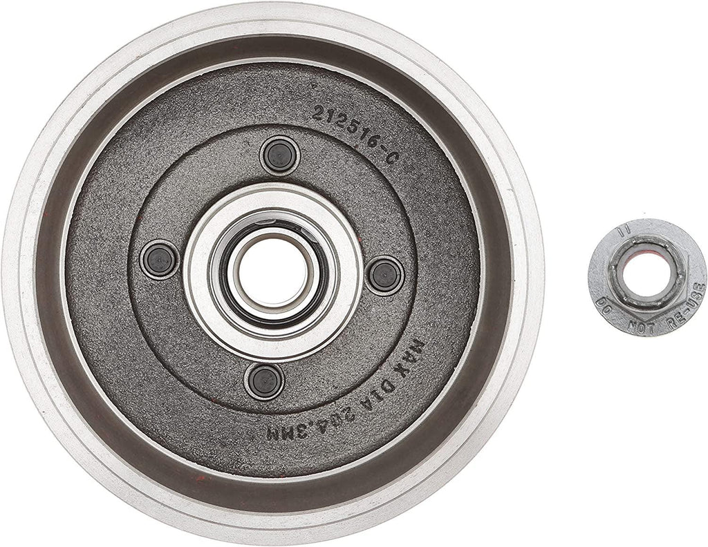 Professional 18B549AN Rear Brake Drum with Wheel Studs