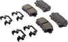 Gold 17D1430CHF2 Ceramic Rear Disc Brake Pad Kit