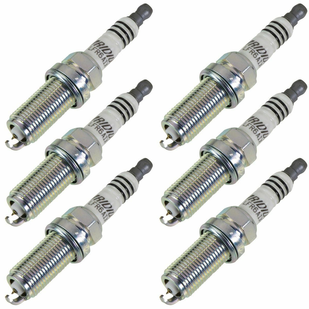 NGK 6619 Iridium IX Spark Plugs Set of 6 for BMW Toyota Lexus Suzuki Saab New