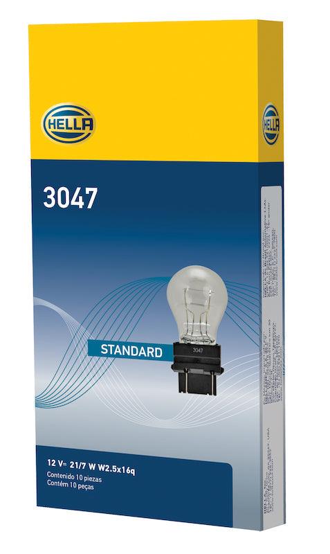 HELLA 3047 Standard Series Incandescent Miniature Light Bulb - greatparts