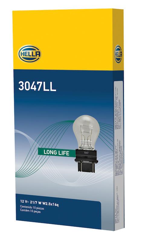 HELLA 3047LL Long Life Series Incandescent Miniature Light Bulb - greatparts