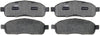 Silver 14D1083MH Semi-Metallic Front Disc Brake Pad Set with Hardware