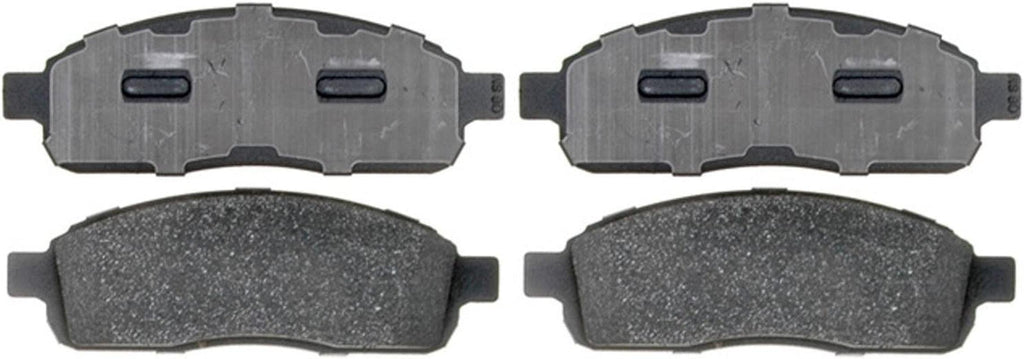 Silver 14D1083MH Semi-Metallic Front Disc Brake Pad Set with Hardware