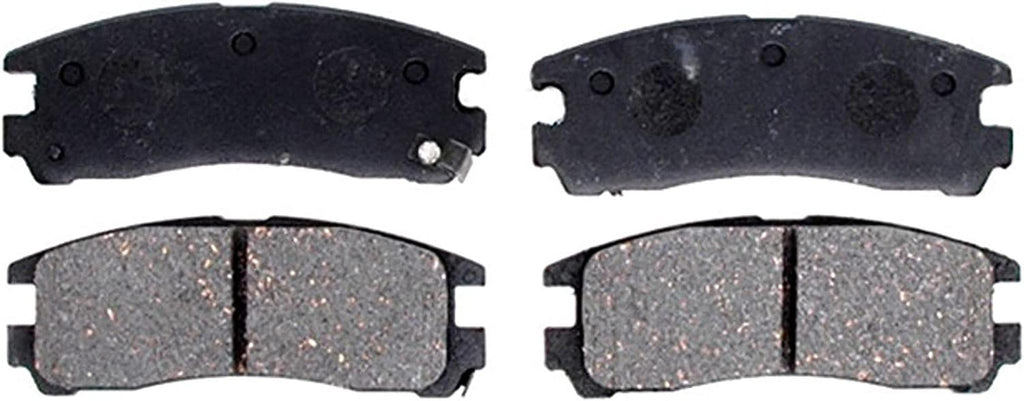 Gold 17D383C Ceramic Rear Disc Brake Pad Set