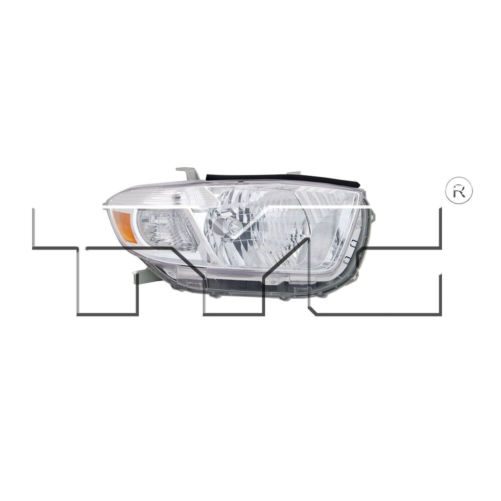 TYC Headlight Assembly for 08-10 Highlander 20-6897-01-9