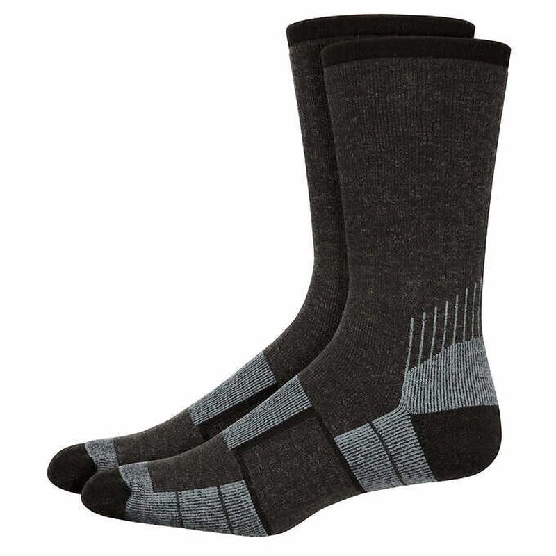 Men'S Merino Wool Blend Sock by Kirkland Signature , 6-Pair, Made in the USA