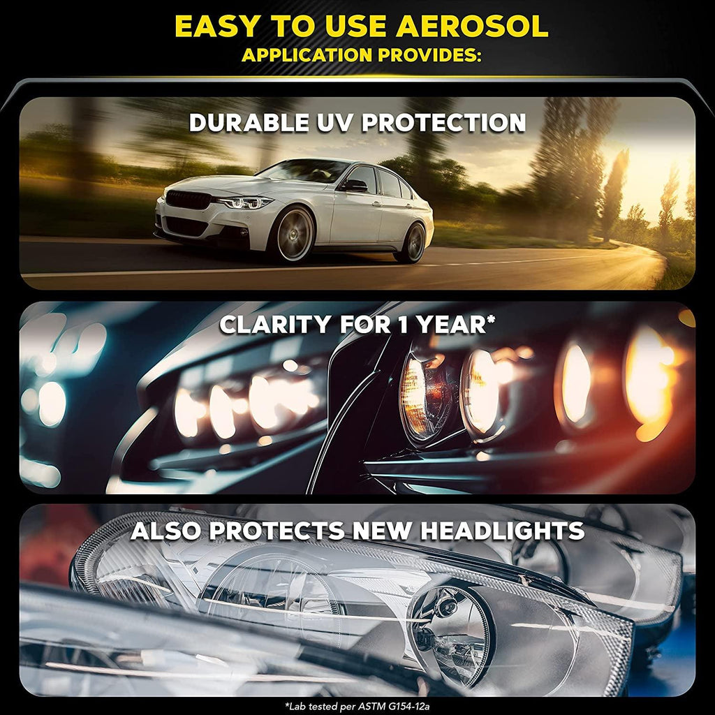 Keep Clear Headlight Coating - the Ultimate Gift for Dad'S Headlights for Father'S Day to Shield from Oxidation and Yellowing with Easy-To-Apply, Long-Lasting Protection - 4 Oz Aerosol