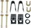 Professional 18K793 Rear Drum Brake Shoe Hold down Kit with Pins, Retainers, and Washers