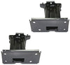 Partomotive For 14-19 Rogue Front Bumper Cover Mount Brace Reinforcement Bracket SET PAIR