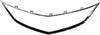 Evan-Fischer Grille Frame Compatible with 2016-2018 Acura ILX Outline Trim Chrome