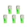 LED BULB REPLACEMENT T3 WEDGE GREEN 5 PACK - greatparts