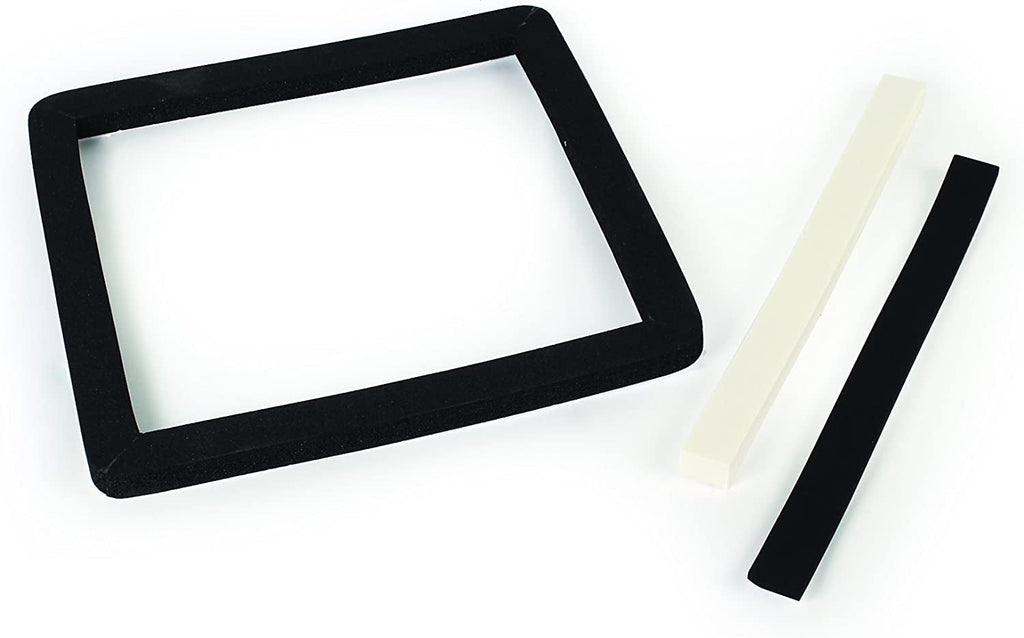 14-Inch X 14-Inch Universal Camper Roof A/C Gasket Kit | Features a Waterproof Compression Seal, Self-Adhesive Picture Frame Gasket, and Self-Adhesive Leveling Pads (25071)