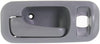 for Honda Civic Interior Door Handle Rear, Driver Side Gray (1992-1995) | with Door Lock Hole | Trim: EX/DX/LX | HO1552102 | 72660SR4J02ZB