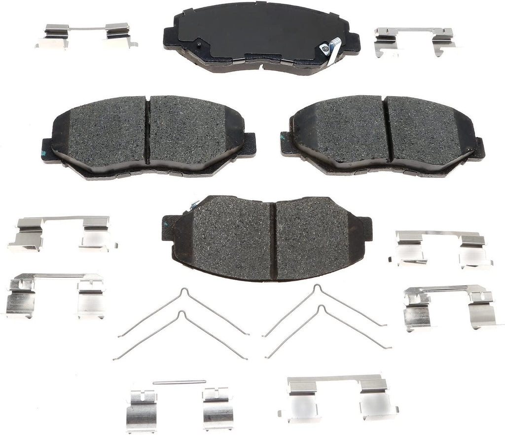 Gold 17D914CH Ceramic Front Disc Brake Pad Set