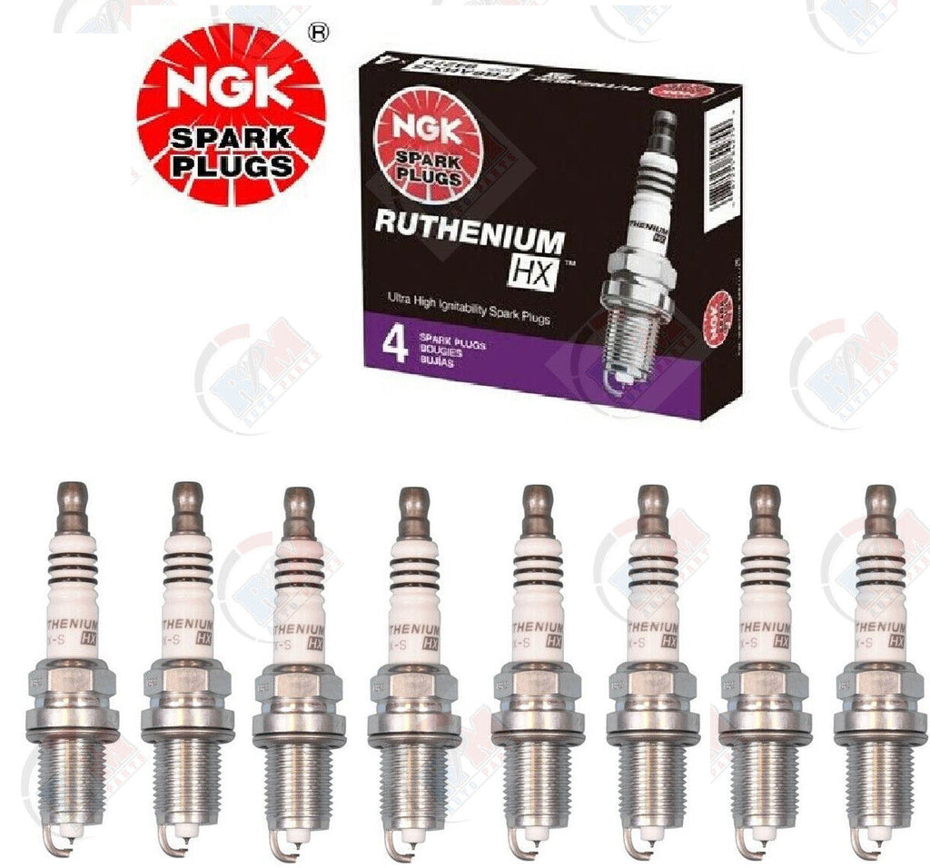 NGK RUTHENIUM HX Spark Plugs Set of 8 for TOYOYA TUNDRA LAND CRUISER V8 5.7L