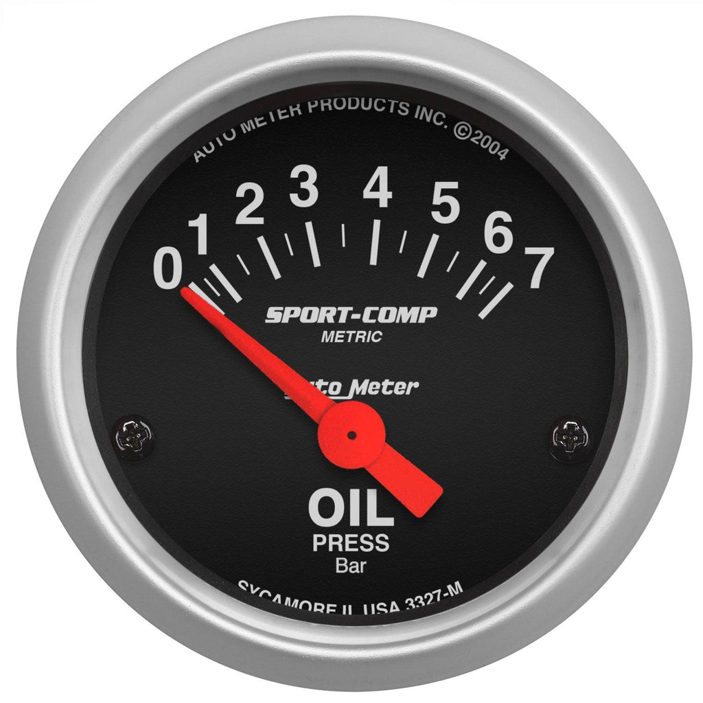 2-1/16 in. OIL PRESSURE 0-7 BAR SPORT-COMP - greatparts